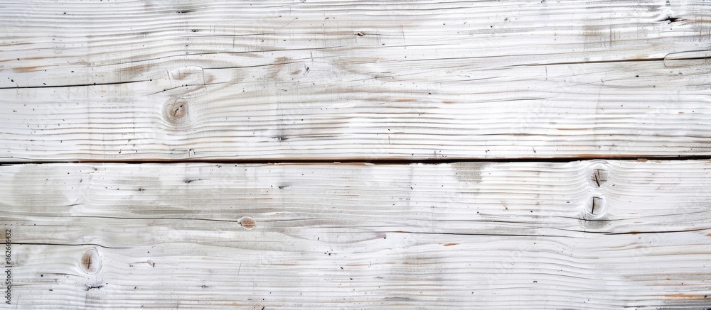 Poster top view of natural white wood plank from a forest, displaying original texture, ideal as a backgrou