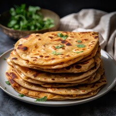 Delicious Aloo Paratha The Stuffed Indian Bread Served