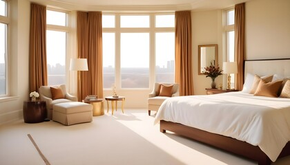 Photo interior modern design room 3d illustration