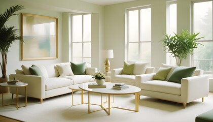 Photo interior modern design room 3d illustration