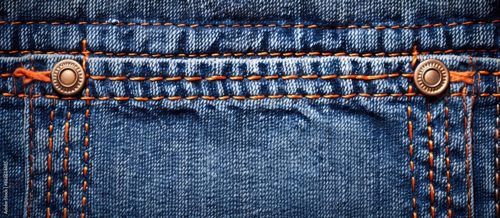 Poster background with denim fabric texture, perfect for copy space image.