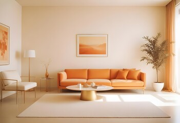 Photo interior modern design room 3d illustration