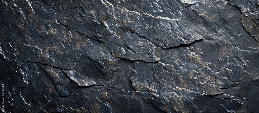 Fototapete luxurious dark gray textured stone background ideal for design projects with copy space image.