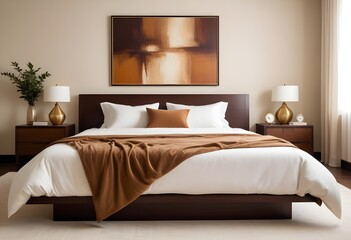 Photo interior modern design room 3d illustration