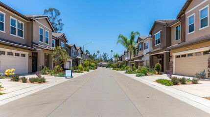 Suburban Serenity on a Sunny Afternoon