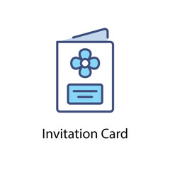 Fototapeta premium Invitation Card vector icon