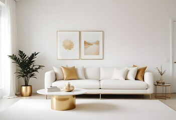 Photo interior modern design room 3d illustration