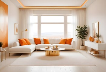 Photo interior modern design room 3d illustration