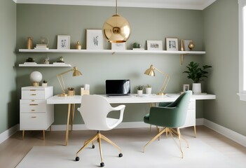 Fototapeta premium Photo interior modern design room 3d illustration