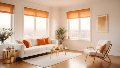 Fototapeta premium Photo interior modern design room 3d illustration