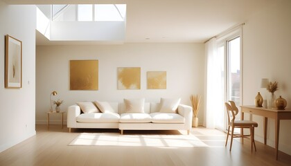 Photo interior modern design room 3d illustration