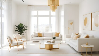 Photo interior modern design room 3d illustration