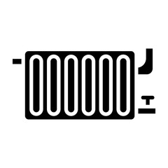 Radiator glyph icon
