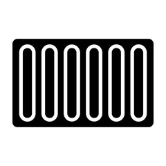 Air Filter glyph icon