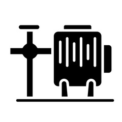 Water Pump glyph icon