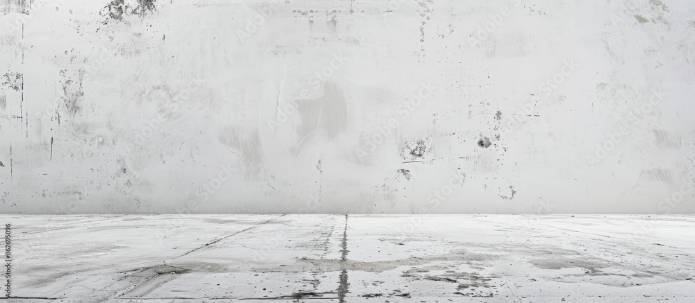 Poster a white-painted concrete surface offering ample copy space image.