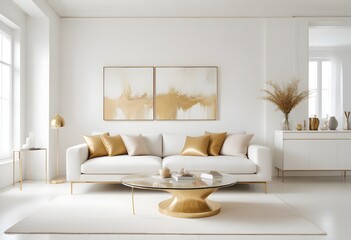 Photo interior modern design room 3d illustration