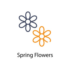 Spring Flowers vector icon