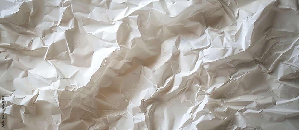 Poster paper with creases, utilized as a backdrop, featuring copy space image.