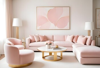 Photo interior modern design room 3d illustration