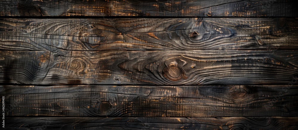 Poster top view of a wooden surface with a copy space image.
