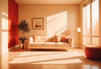 Photo interior modern design room 3d illustration