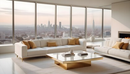 Fototapeta premium Photo interior modern design room 3d illustration