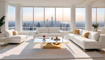 Photo interior modern design room 3d illustration