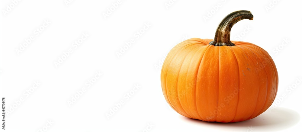 Poster a pumpkin with a copy space image.