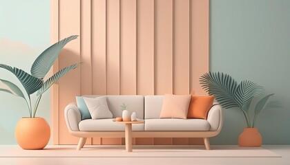 Modern minimal abstract background