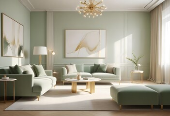 Photo interior modern design room 3d illustration