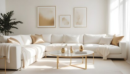 Photo interior modern design room 3d illustration