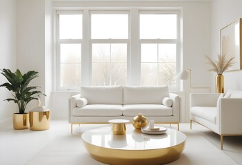 Photo interior modern design room 3d illustration