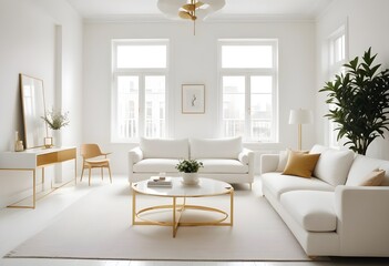 Fototapeta premium Photo interior modern design room 3d illustration