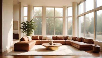 Photo interior modern design room 3d illustration