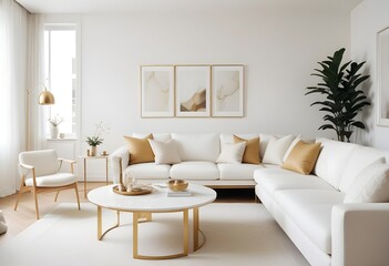 Photo interior modern design room 3d illustration
