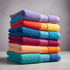 stack of clean towels