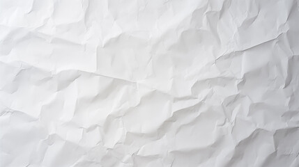 Obraz premium The texture of white paper is crumpled.