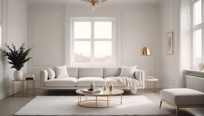 Photo interior modern design room 3d illustration