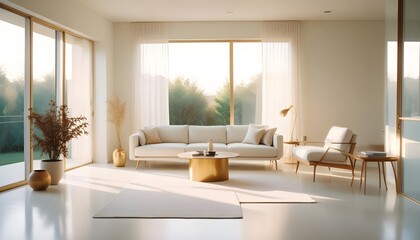 Photo interior modern design room 3d illustration