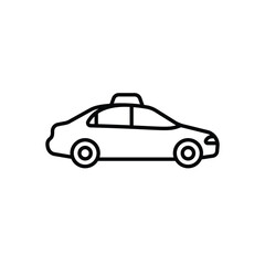 Taxi vector icon