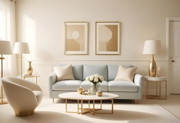 Photo interior modern design room 3d illustration