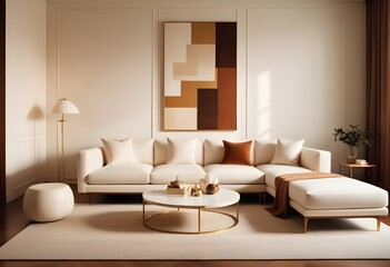 Photo interior modern design room 3d illustration