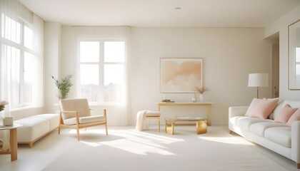 Photo interior modern design room 3d illustration
