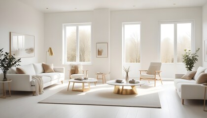 Fototapeta premium Photo interior modern design room 3d illustration