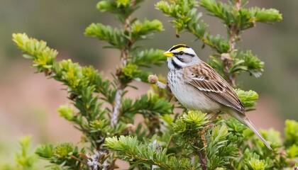 White-throated Sparrow in its natural environment , generated by AI. High quality photo