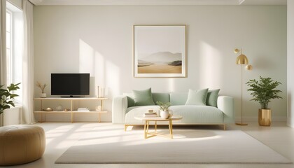 Photo interior modern design room 3d illustration