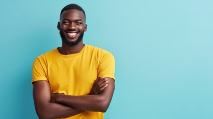 The man in yellow shirt