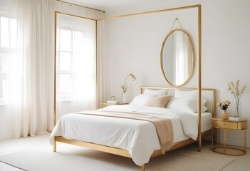 Photo interior modern design room 3d illustration