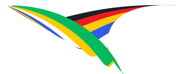 European football competition Germany 2024 background. Germany 2024 euro soccer. Soccer championship abstract Summer Football 2024. banner, cover, card, flyer, header. vector illustration